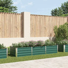 Verhoogde plantenbak van gegalvaniseerd staal voor tuin en balkon - Groen / 240 x 80 x 45 cm / 1 - Bloempotten &