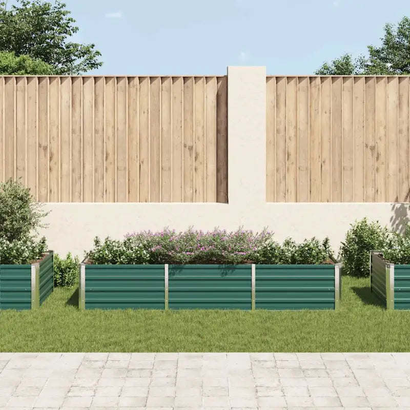 Verhoogde plantenbak van gegalvaniseerd staal voor tuin en balkon - Bloempotten & plantenbakken
