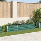 Verhoogde plantenbak van gegalvaniseerd staal voor tuin en balkon - Groen / 240 x 40 x 45 cm / 1 - Bloempotten &