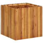 Verhoogde plantenbak van massief acaciahout met rustiek ontwerp - 50 x 50 x 50 cm / 1 - Bloempotten & plantenbakken