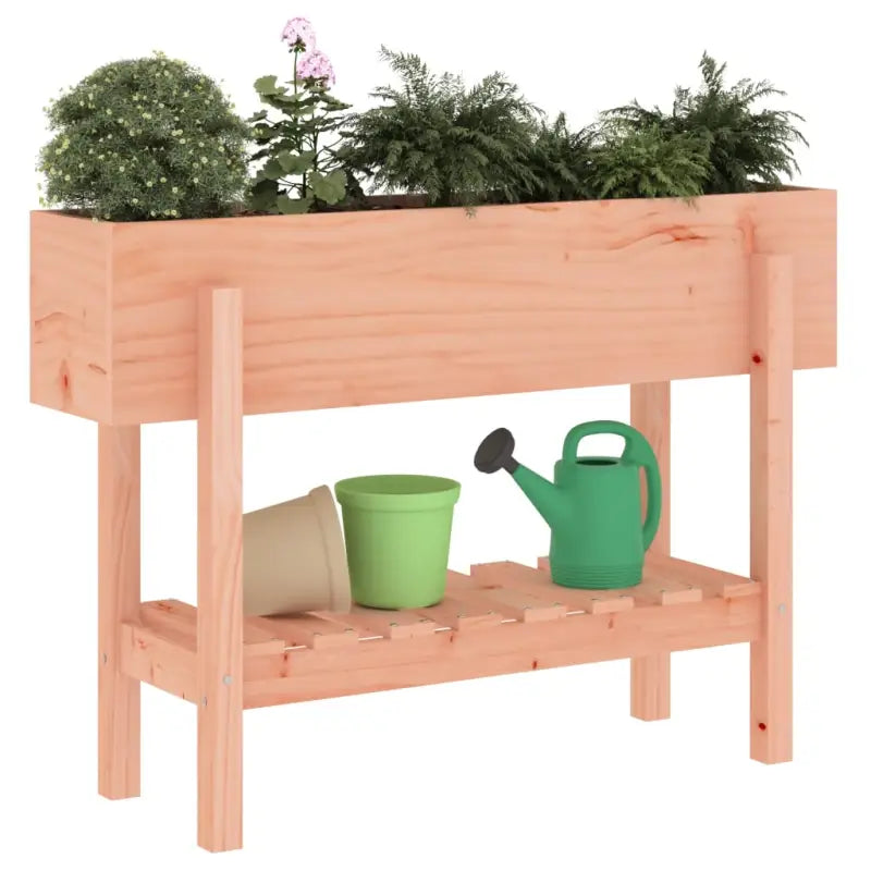 Verhoogde plantenbak van massief douglashout voor tuin en balkon - Bloempotten & plantenbakken