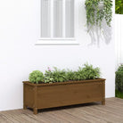Verhoogde plantenbak van massief grenenhout voor tuin en balkon - Bloempotten & plantenbakken