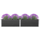 Verhoogde plantenbak voor tuin balkon of terras decoratie - 200 x 100 x 54 cm / 1 - Bloempotten & plantenbakken