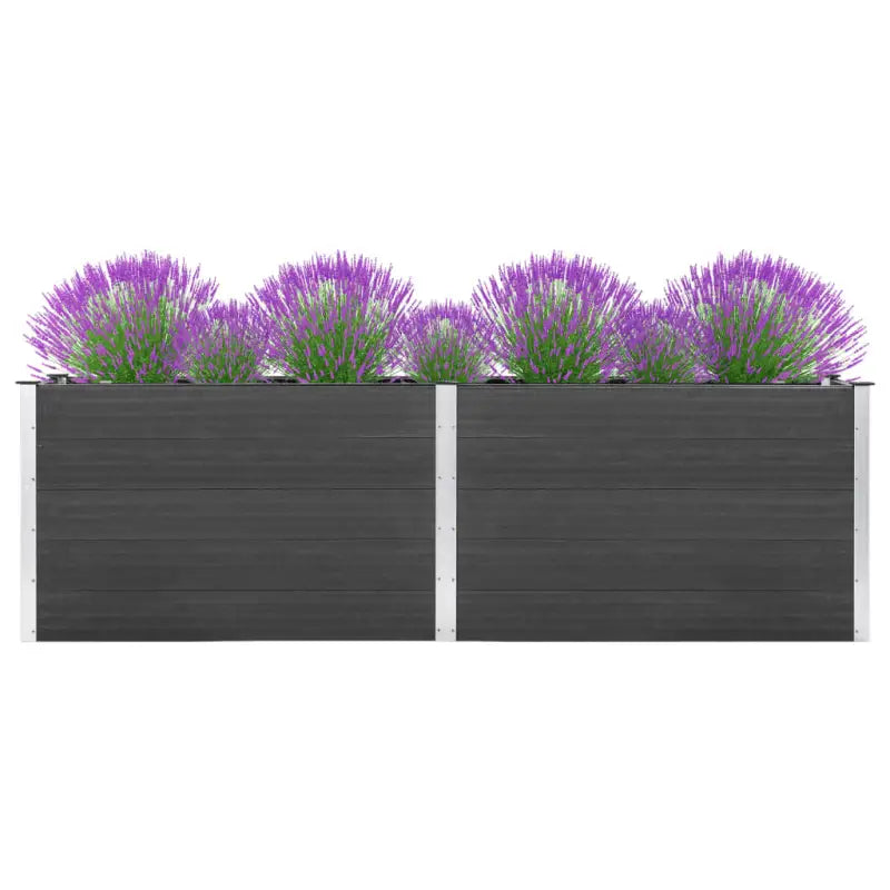 Verhoogde plantenbak voor tuin balkon of terras decoratie - 200 x 100 x 91 cm / 1 - Bloempotten & plantenbakken