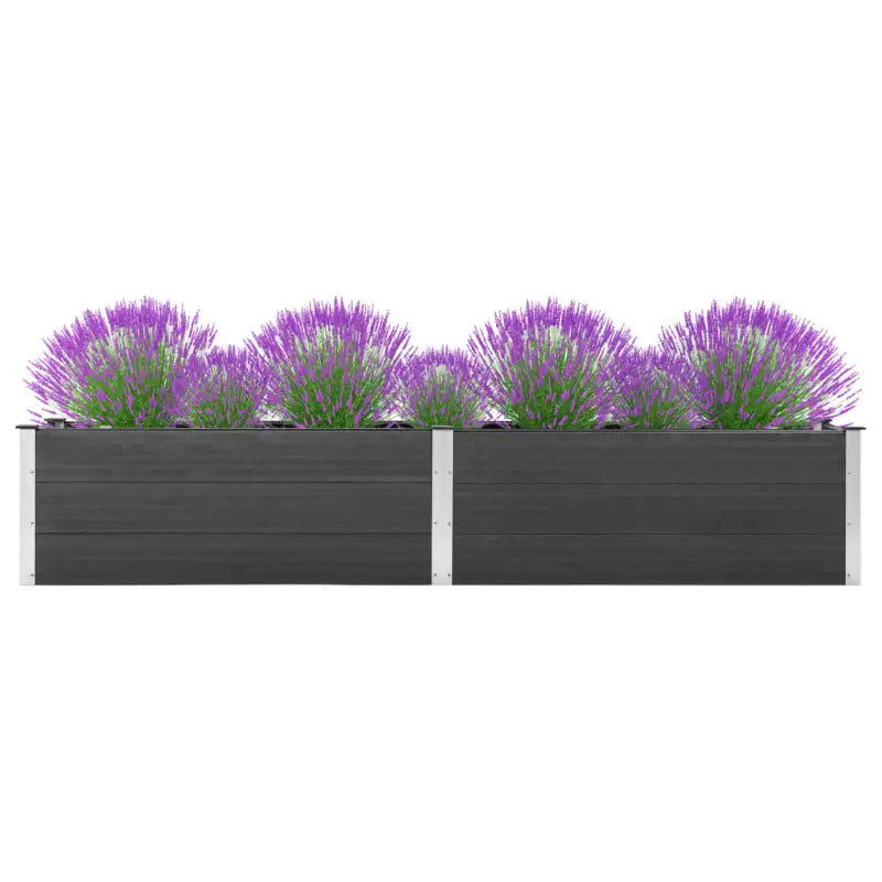 Verhoogde plantenbak voor tuin balkon of terras decoratie - 200 x 50 x 54 cm / 1 - Bloempotten & plantenbakken
