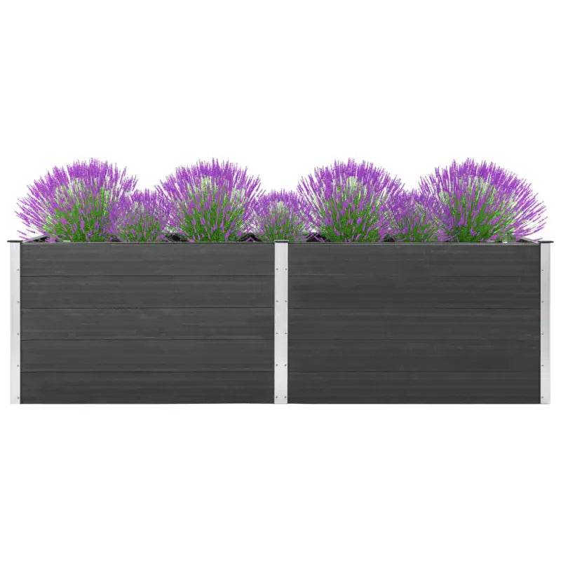 Verhoogde plantenbak voor tuin balkon of terras decoratie - 200 x 50 x 91 cm / 1 - Bloempotten & plantenbakken