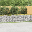 Verhoogde schanskorf van gegalvaniseerd ijzer voor een stabiele border - 600 x 50 x 100 cm / 1 - Bloempotten &