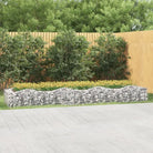 Verhoogde schanskorf van gegalvaniseerd ijzer voor een stabiele border - 400 x 100 x 50 cm / 1 - Bloempotten &