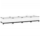 Verhoogde tuinbak voor bloemen en planten - Wit / 160 x 40 x 23 cm / 1 - Bloempotten & plantenbakken
