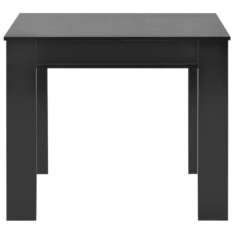 Verlengbare eettafel met stalen rails en hoogglans zwart afwerking - Zwart / 1 - Eettafels