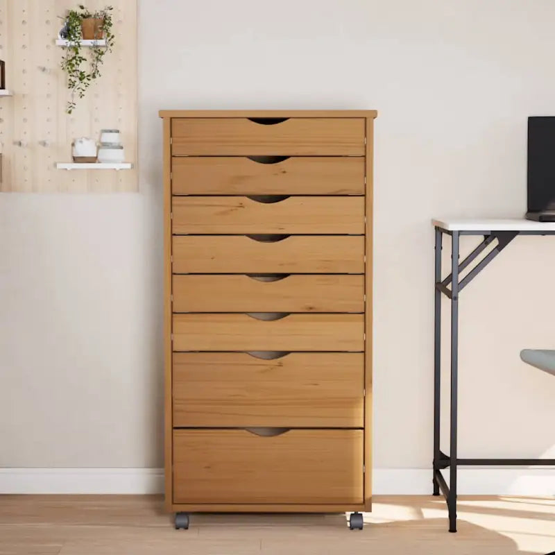 Verplaatsbare lockerkast van massief grenenhout voor gemakkelijk schoonmaken - Opbergkasten & lockerkasten