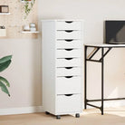 Verplaatsbare lockerkast van massief grenenhout voor gemakkelijk schoonmaken - Wit / 34 x 39 x 103 cm / 1
