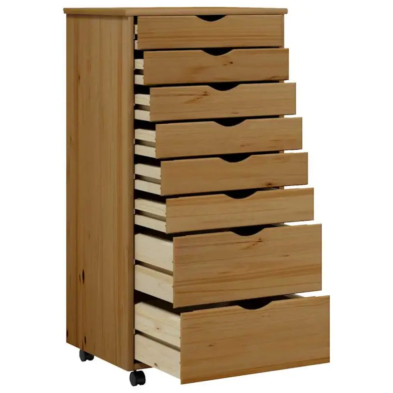 Verplaatsbare lockerkast van massief grenenhout voor gemakkelijk schoonmaken - Opbergkasten & lockerkasten