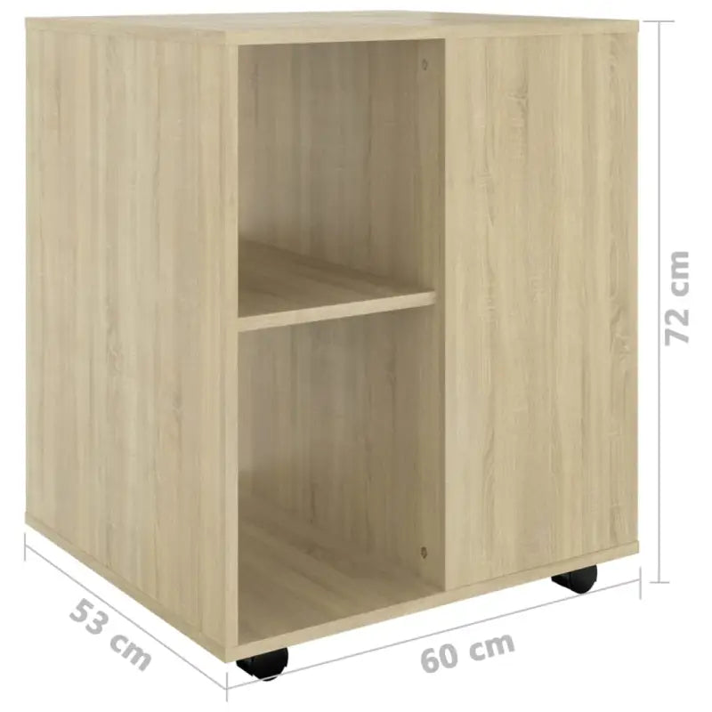 Verplaatsbare opbergkast van bewerkt hout met moderne uitstraling - Opbergkasten & lockerkasten