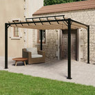Verstelbaar lamellendak Partytent en prieëlen voor tuin en terras - Taupe / 3 x 3 m / 1 - Partytenten & prieëlen