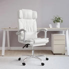 Verstelbare bureaustoel met elegante look en duurzame materialen Met totale afmetingen - Wit / 1 / met massagefunctie
