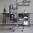 Verstelbare bureaustoel met elegante look en duurzame materialen Met totale afmetingen - Grijs / 1 / met massagefunctie
