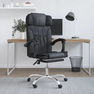Verstelbare bureaustoel met elegante look en duurzame materialen Met totale afmetingen - Zwart / 1 / met massagefunctie