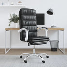 Verstelbare bureaustoel met totale afmetingen en elegant design - Zwart / 1 - Bureaustoelen