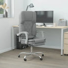 Verstelbare bureaustoel met totale afmetingen en modern design - Lichtgrijs / 1 - Bureaustoelen