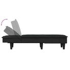 Verstelbare chaise longue met compacte totale afmetingen voor kleine ruimtes - Chaises longues
