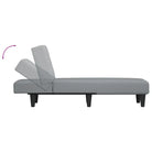 Verstelbare chaise longue voor compacte ontspanningshoek met totale afmetingen - Chaises longues