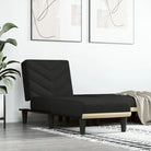 Verstelbare chaise longue voor compacte ontspanningshoek met totale afmetingen - Zwart / 1 - Chaises longues