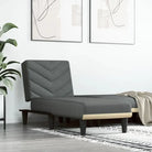 Verstelbare chaise longue voor compacte ontspanningshoek met totale afmetingen - Donkergrijs / 1 - Chaises longues