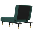 Verstelbare chaise longue voor kleine ontspanningshoek met totale afmetingen - Chaises longues