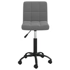 Verstelbare draaibare bureaustoel met fluweel bekleding - Bureaustoelen