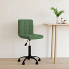 Verstelbare draaibare bureaustoel met fluweel bekleding - Donkergroen / 1 - Bureaustoelen