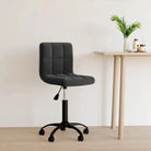 Verstelbare draaibare bureaustoel met fluweel bekleding - Zwart / 1 - Bureaustoelen