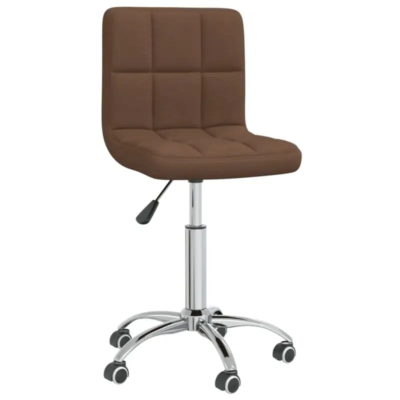 Verstelbare draaibare eetkamerstoel voor comfort en stijl - Bruin / 1 - Eetkamerstoelen