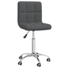 Verstelbare draaibare eetkamerstoel voor comfort en stijl - Donkergrijs / 1 - Eetkamerstoelen