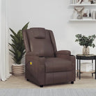 Verstelbare elektrische massagestoel voor ultiem comfort en ontspanning - Bruin / 1 - Elektrische massagestoelen