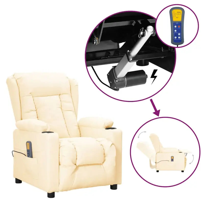 Verstelbare elektrische massagestoel voor ultiem comfort en ontspanning - Elektrische massagestoelen