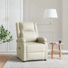 Verstelbare elektrische massagestoel voor ultiem comfort - Crème / 1 - Elektrische massagestoelen