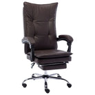 Verstelbare ergonomische bureaustoel voor comfortabel werken - Bruin / 1 / Met voetensteun - Bureaustoelen