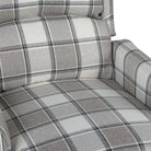 Verstelbare fauteuil met zachte stof en duurzame houten poten totale afmetingen - Fauteuils & Relaxfauteuils