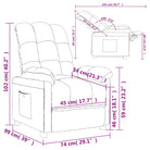 Verstelbare fauteuil voor ontspannen zitplezier en comfort - Fauteuils & Relaxfauteuils