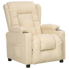 Verstelbare fauteuil voor optimaal comfort en ontspanning - Crème / 1 - Fauteuils & Relaxfauteuils