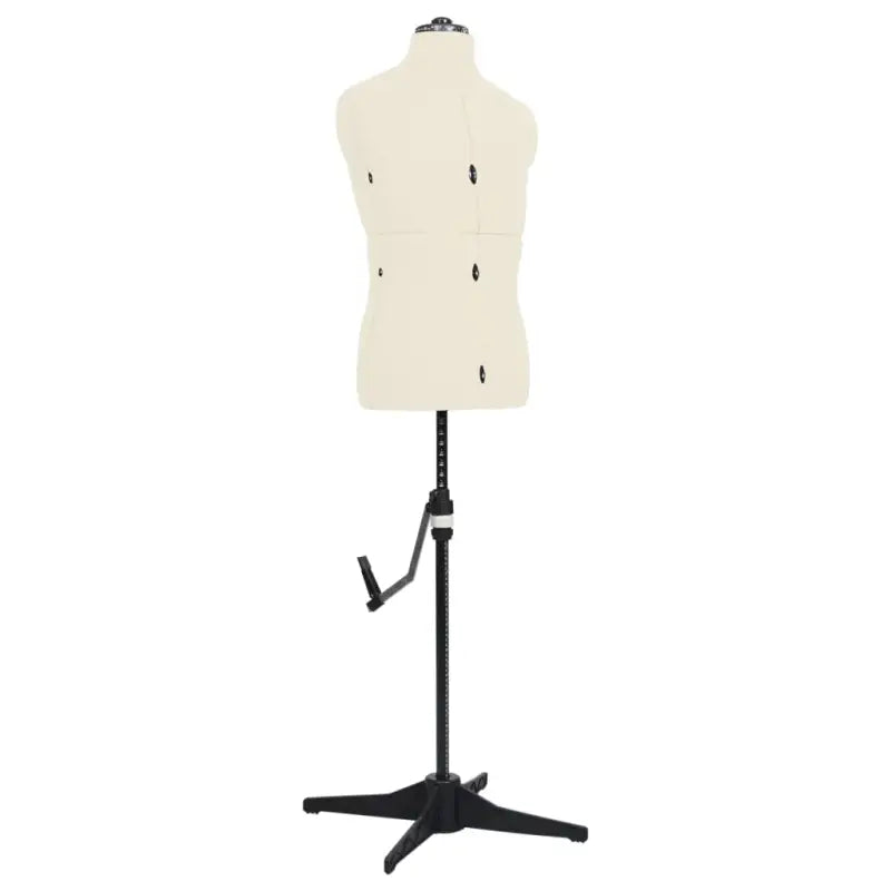 Verstelbare herenkleding paspop voor modeshows en winkels - Crème - Kledingstandaards