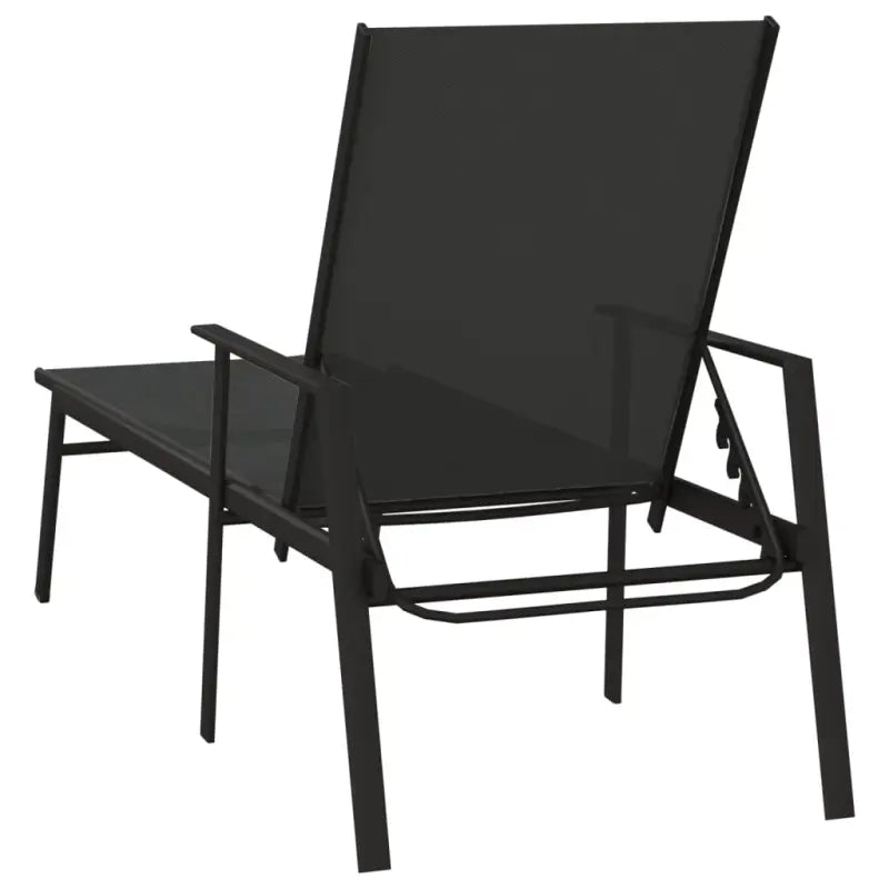 Verstelbare verstelbare loungestoel met textileen stof en stabiel stalen frame - Ligstoelen