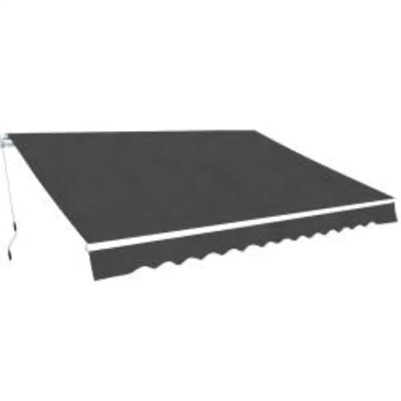 Verstelbare luifel met stevig aluminium frame voor tuin en terras - Antraciet / 1 - Zonwering