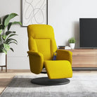 Verstelbare massagestoel met 6 massagepunten en meerdere programma’s - Geel / 1 - Fauteuils & Relaxfauteuils