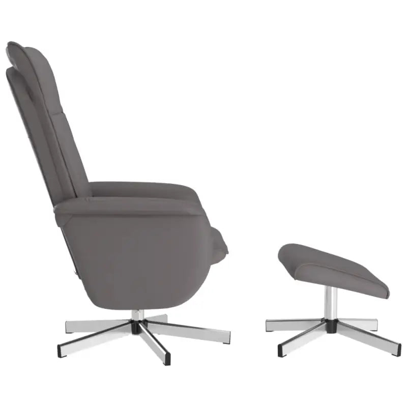 Verstelbare massagestoel met 6 massagepunten voor ultiem comfort - Grijs / 1 - Fauteuils & Relaxfauteuils