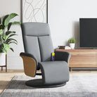 Verstelbare massagestoel voor ultiem comfort en gerichte massageplezier - Lichtgrijs / 1 - Fauteuils & Relaxfauteuils