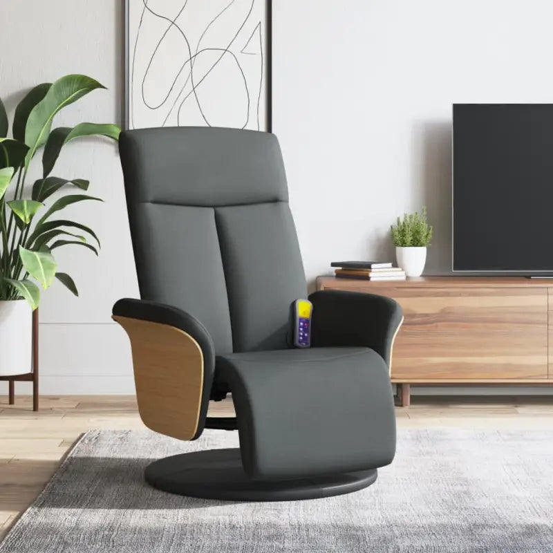 Verstelbare massagestoel voor ultiem comfort en gerichte massageplezier - Donkergrijs / 1 - Fauteuils & Relaxfauteuils
