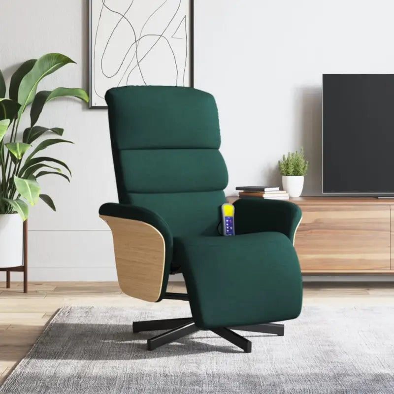 Verstelbare massagestoel voor ultiem comfort en gerichte massageervaring - Donkergroen / 1 - Fauteuils & Relaxfauteuils