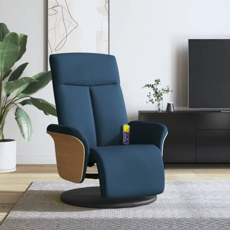 Verstelbare massagestoel voor ultiem comfort en gerichte massageplezier - Blauw / 1 - Fauteuils & Relaxfauteuils
